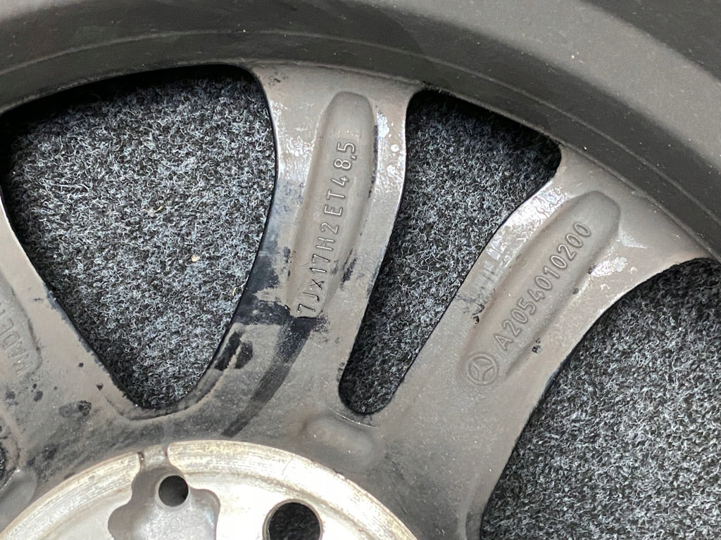 1x Alufelge 17 Zoll 7.0" 5x112 38ET Glanz Graphit A2054010200 Mercedes-Benz W205 FEL9217826126et