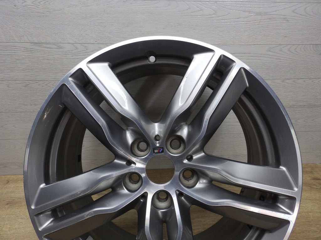 1x Alufelge 18 Zoll 7.5" 5x112 51ET Glanz Silber 7850456 BMW F48 Rim Wheel