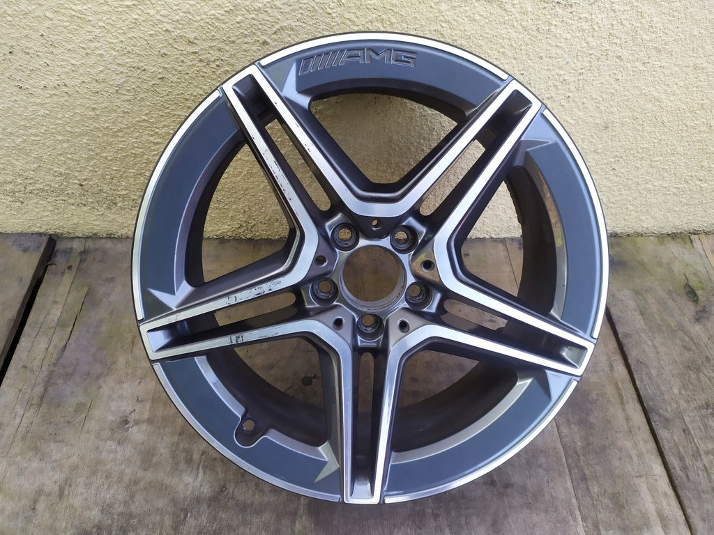 1x Alufelge 19 Zoll 7.5" 5x112 53ET Glanz A2474011500 Mercedes-Benz Gla H247 FEL8810345227ad