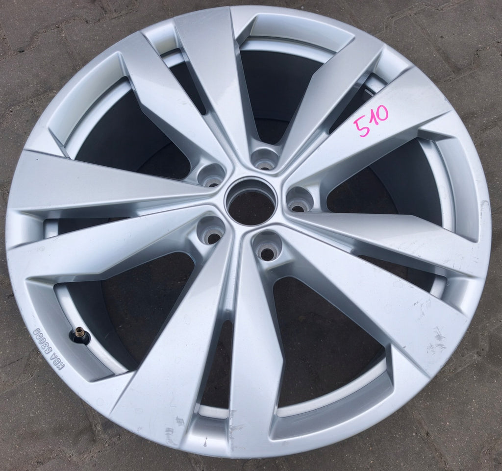 1x Alufelge 19 Zoll 8.0" 5x112 45ET Glanz Grau Mg Arteon Rim Wheel FEL2008337099ug