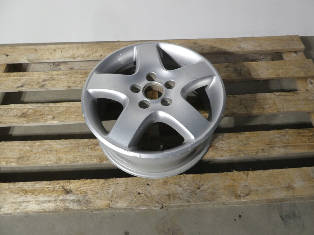 1x Alufelge 17 Zoll 7.0" 5x120 55ET Glanz Silber 7H0601025C VW T5 Rim Wheel FEL7034279362ib