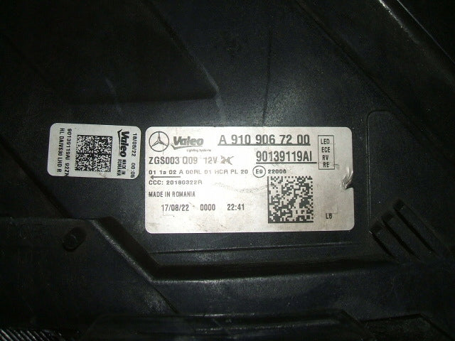 Frontscheinwerfer Mercedes-Benz Sprinter A9109067100 Full LED Ein Satz Headlight SCH6352495586sx