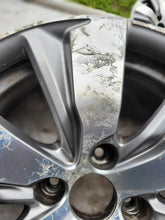 Load image into Gallery viewer, 1x Alufelge 16 Zoll 6.5&quot; 4x108 20ET Glanz Grau 9813557977 Peugeot Rim Wheel