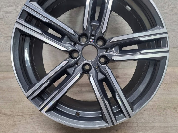 1x Alufelge 19 Zoll 8.0" 5x112 26ET Glanz Graphit 8090019 BMW 8 G14 G15 Mg FEL6716597036rm