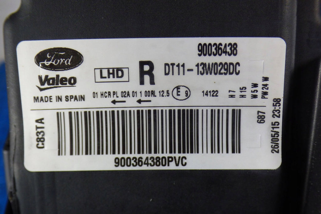 Frontscheinwerfer Ford Transit Connect DT1113W029DC Rechts Headlight SCH9777785788og