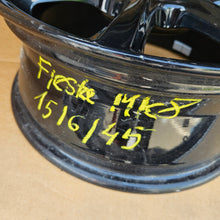Load image into Gallery viewer, 1x Alufelge 15 Zoll 6.0" 4x108 45ET Glanz Schwarz H1BJ-1007-J1A Ford Fiesta FEL7469881503ez
