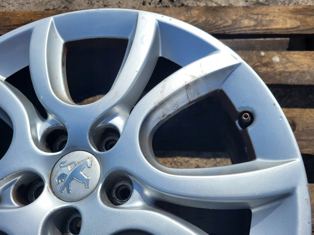 1x Alufelge 18 Zoll 7.5" 5x108 49ET 9671401880 Peugeot Rim Wheel