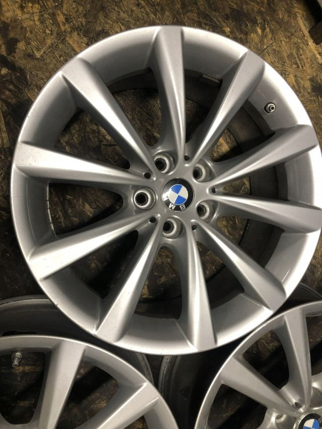 4x Alufelge 18 Zoll 8.0" 5x112 30ET Glanz Silber BMW Rim Wheel FEL2415344780xr