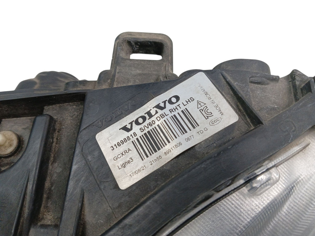 Frontscheinwerfer Volvo S60 II V60 I 31698818 Xenon Links Scheinwerfer Headlight SCH9690390776jq