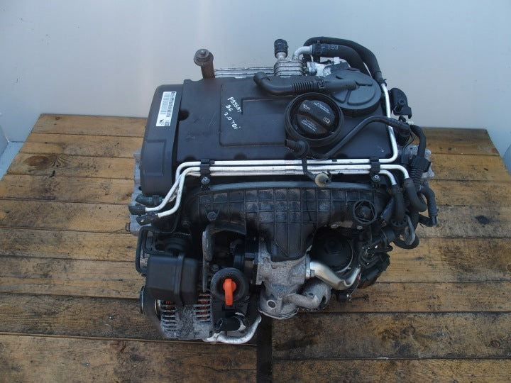 Motor VW Passat BKP CBAB 2.0 TDI 140PS 103kW Diesel Engine Komplett MOT3580801192qv