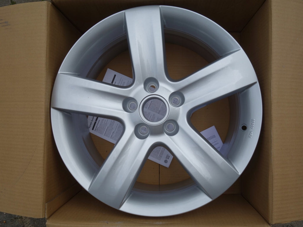 1x Alufelge 17 Zoll 7.5" 5x112 54ET Glanz Silber 8P2071498 Audi A3 Rim Wheel FEL9056202506kl