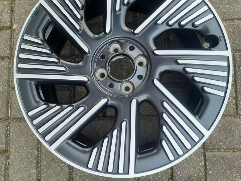 1x Alufelge 17 Zoll 6.5" 4x98 41ET Glanz Schwarz 50290268 Fiat 500e Rim Wheel FEL4900036819jf