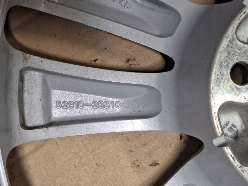 1x Alufelge 18 Zoll 6.5" 5x114.3 48ET Glanz Silber 52910-2S310 Hyundai Tucson FEL3116221816fg