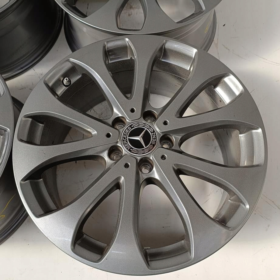 4x Alufelge 18 Zoll 8.0" 5x112 38ET Glanz Grau A2534011500 Mercedes-Benz Glc FEL8172450071lg