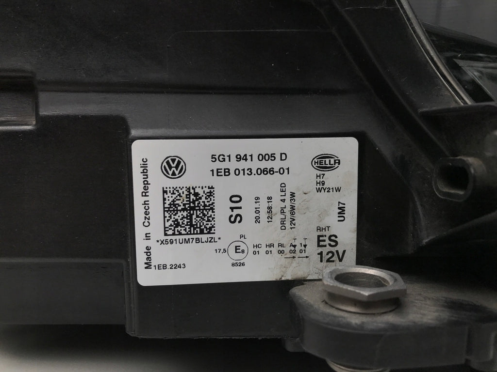 Frontscheinwerfer VW Golf VII 5G1941005D LED Ein Stück (Rechts oder Links) SCH1019692911xc