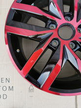 Load image into Gallery viewer, 1x Alufelge 17 Zoll 6.0" 5x112 50ET Glanz Schwarz 2K5601025K VW Caddy Rim Wheel FEL4859519371ul