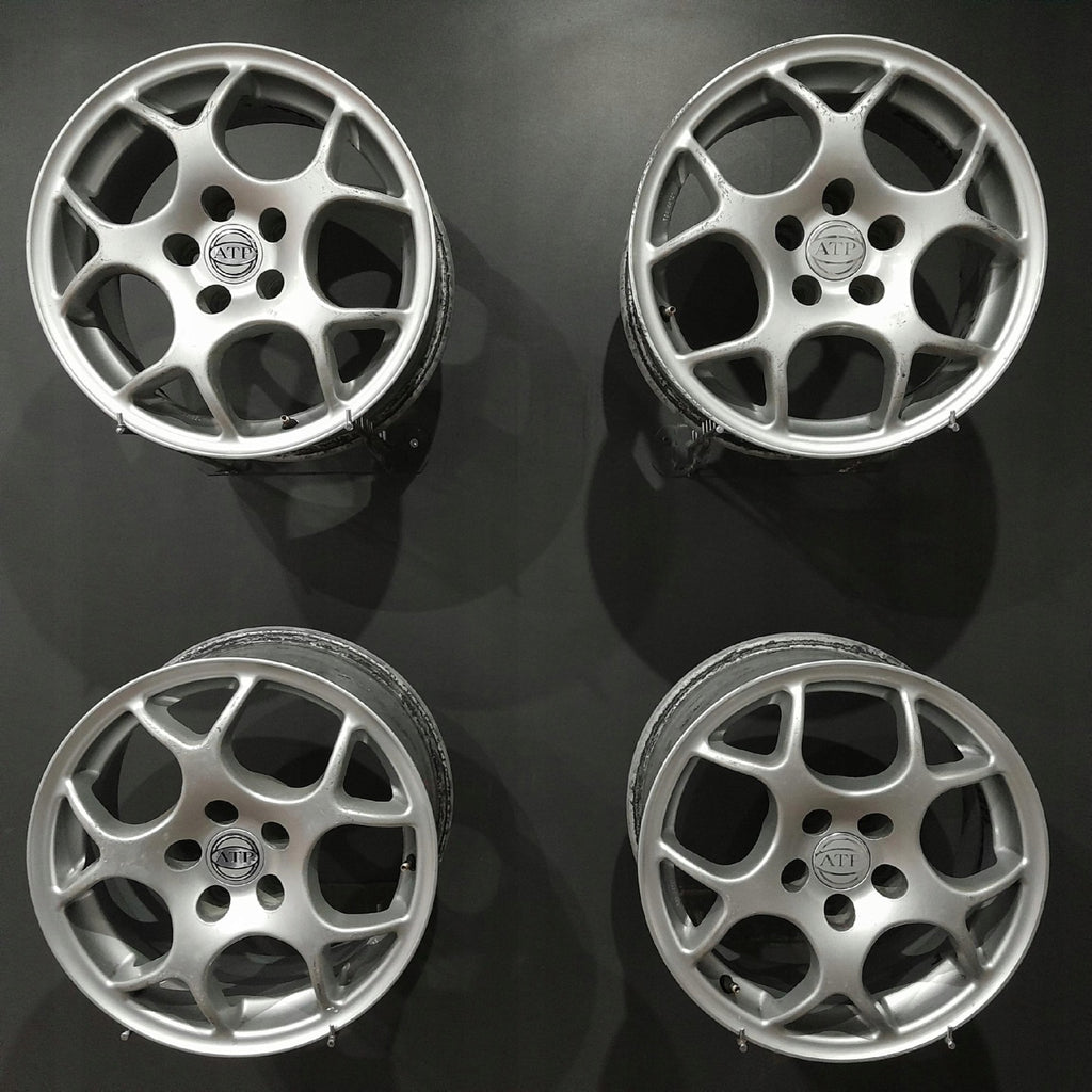 4x Alufelge 15 Zoll 7.0" 5x100 38ET Glanz Silber F509074 VW Passat B4 Golf I FEL2372702730ca