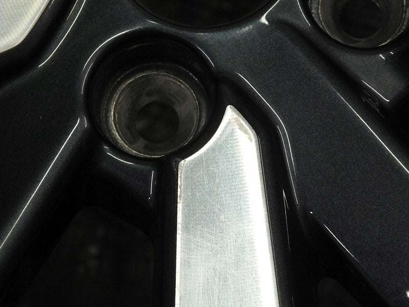 1x Alufelge 17 Zoll 6.5" 4x100 50ET Glanz Graphit AC4CH-T6 Mg Micra Rim Wheel