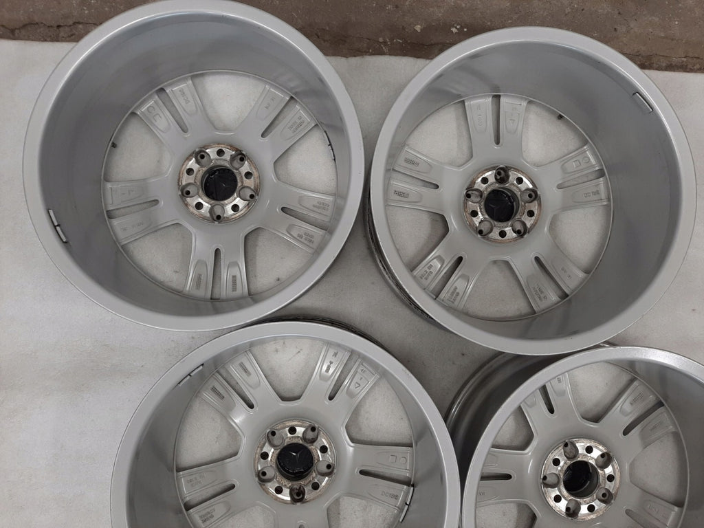 4x Alufelge 19 Zoll 8.0" 5x112 56ET Glanz Silber A1664010702 Mercedes-Benz W166 FEL6769391456ng