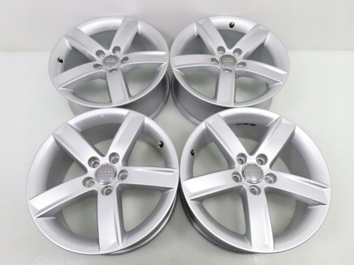 4x Alufelge 17 Zoll 7.0" 5x112 46ET Glanz Silber 8K0071497 Audi A4 B8 Rim Wheel FEL9767510040el