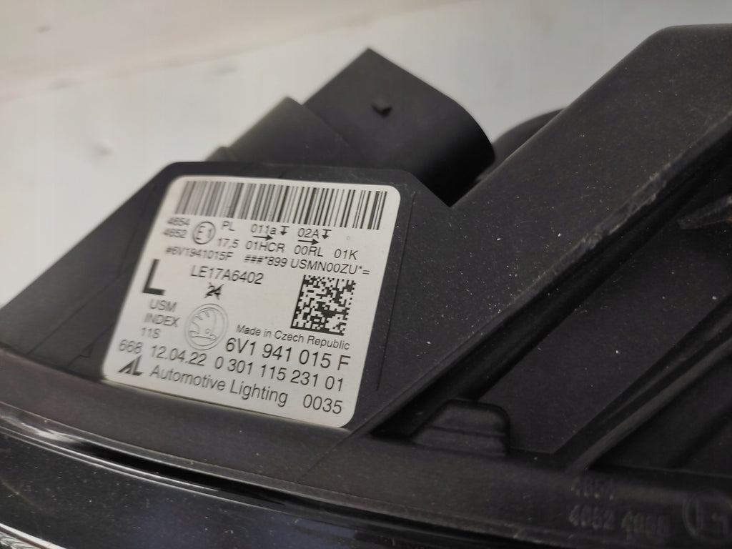 Frontscheinwerfer Skoda Fabia III 6V1941015F Full LED Rechts oder Links