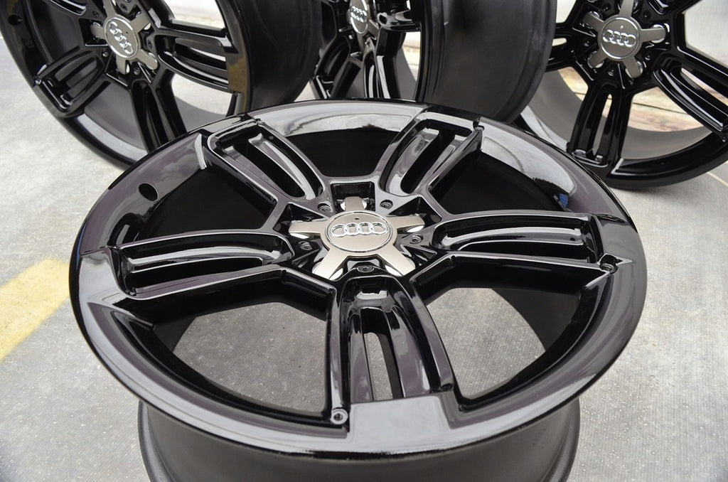 4x Alufelge 18 Zoll 8.0" 5x112 Schwarz 562765964567 Audi C5 A4 B6 B7 Rim Wheel FEL4970353415ny