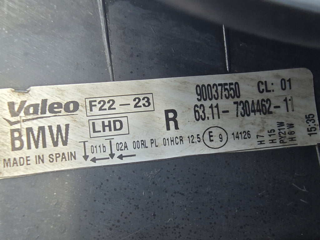 Frontscheinwerfer BMW 2 F22 F23 6311-7304462-11 Rechts Scheinwerfer Headlight SCH9953833485yo