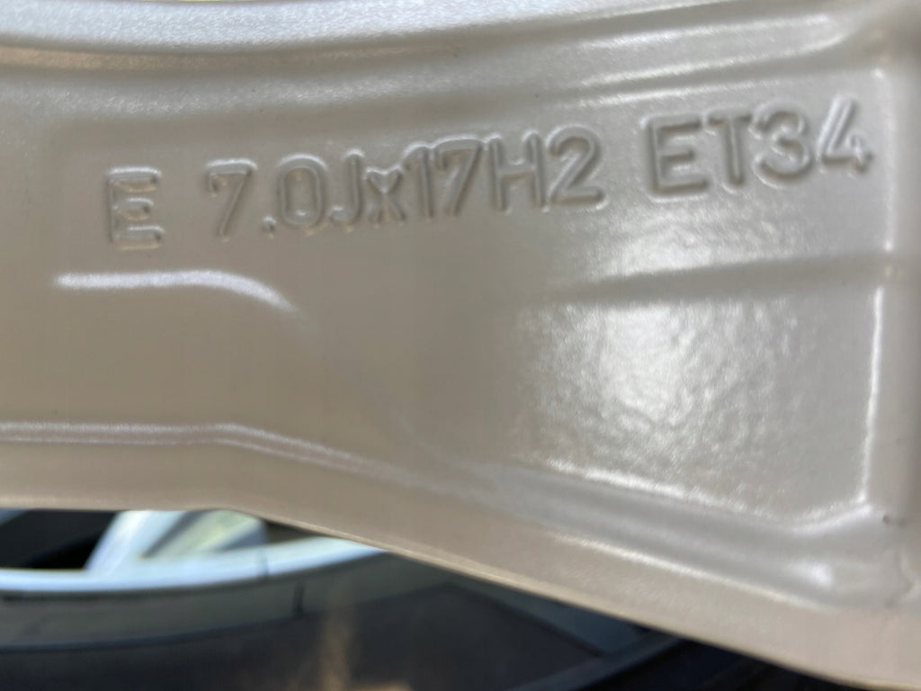 4x Alufelge 17 Zoll 7.0" 5x112 34ET Glanz Silber 80A601025J Audi Rim Wheel FEL5511848470ri