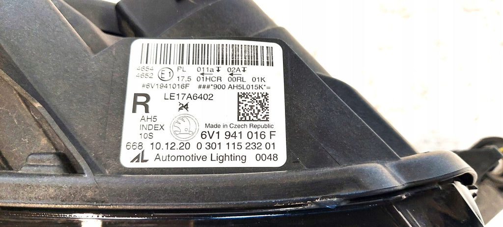 Frontscheinwerfer Skoda Fabia III 6V1941016F Rechts Scheinwerfer Headlight SCH6447113283qi