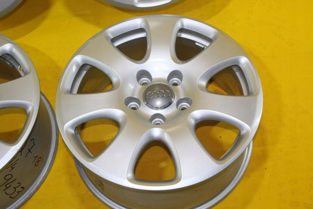 4x Alufelge 18 Zoll 7.5" 5x130 53ET Glanz Silber 4L0601025E Audi Q7 Rim Wheel FEL9434045605zd