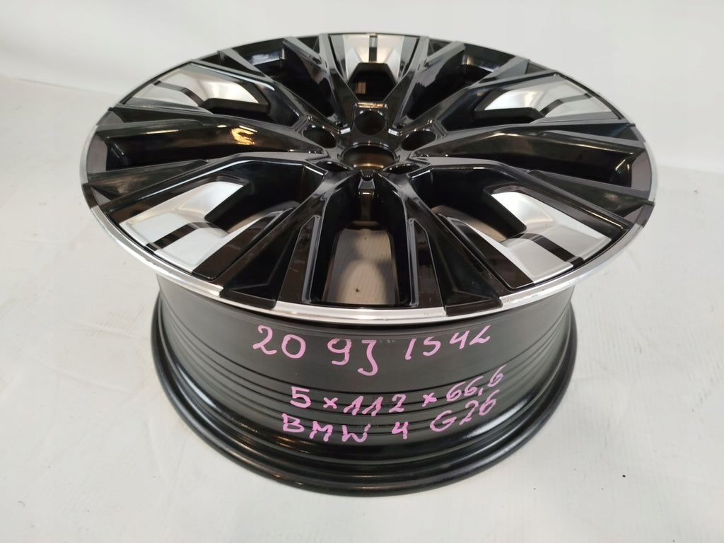 1x Alufelge 20 Zoll 9.0" 5x112 42ET Glanz Schwarz 8747311 BMW G30 Rim Wheel FEL1835663687in