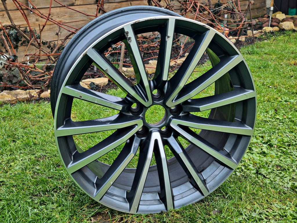 1x Alufelge 19 Zoll 8.5" 5x112 32ET Glanz Graphit 8W0601025AN Audi Mg Rim Wheel FEL7446112514qc