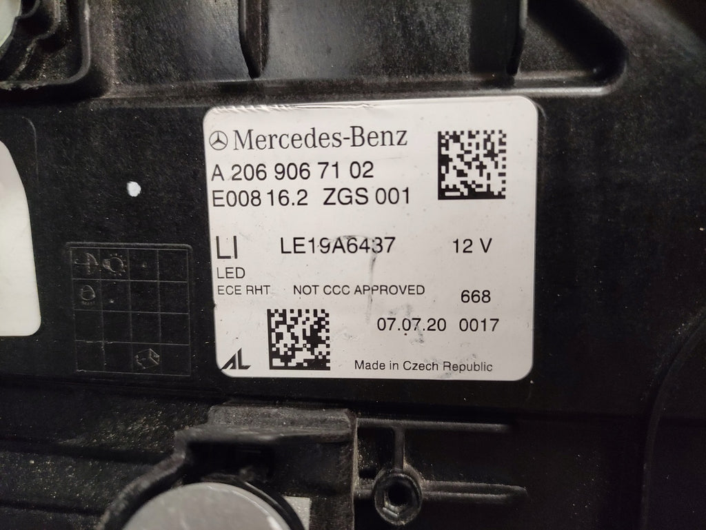 Frontscheinwerfer Mercedes-Benz W206 A2069067102 LED Links Headlight SCH8975040499lg