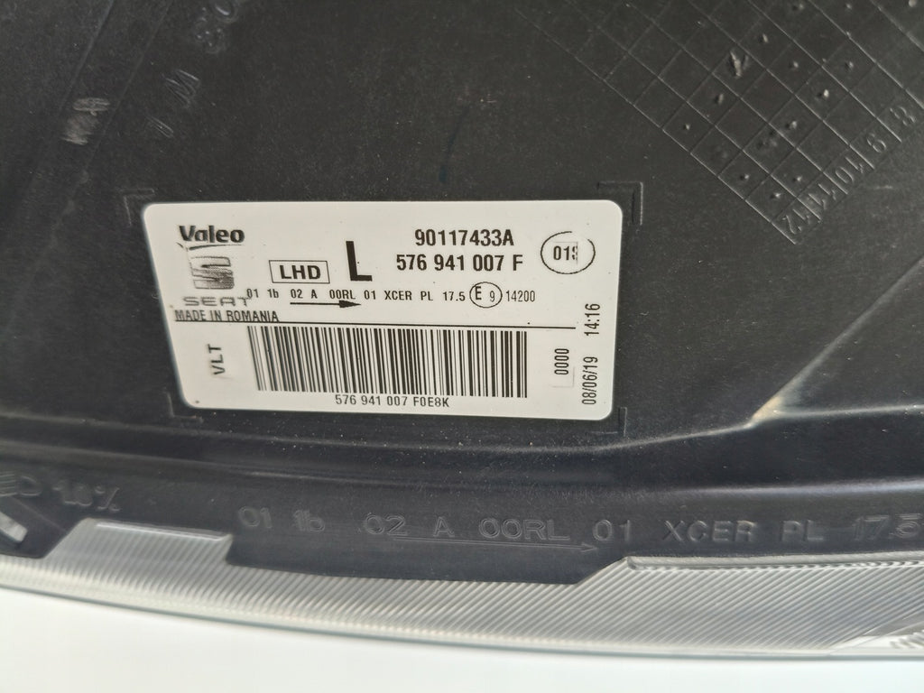 Frontscheinwerfer Seat Ateca 576941007F Full LED Links Scheinwerfer Headlight