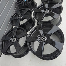 Load image into Gallery viewer, 4x Alufelge 18 Zoll 8.5" 5x112 48ET Glanz Schwarz A2124011402 Mercedes-Benz W212 FEL8032378297yq