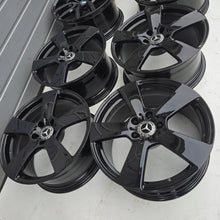 Laden Sie das Bild in den Galerie-Viewer, 4x Alufelge 18 Zoll 8.5" 5x112 48ET Glanz Schwarz A2124011402 Mercedes-Benz W212 FEL8032378297yq