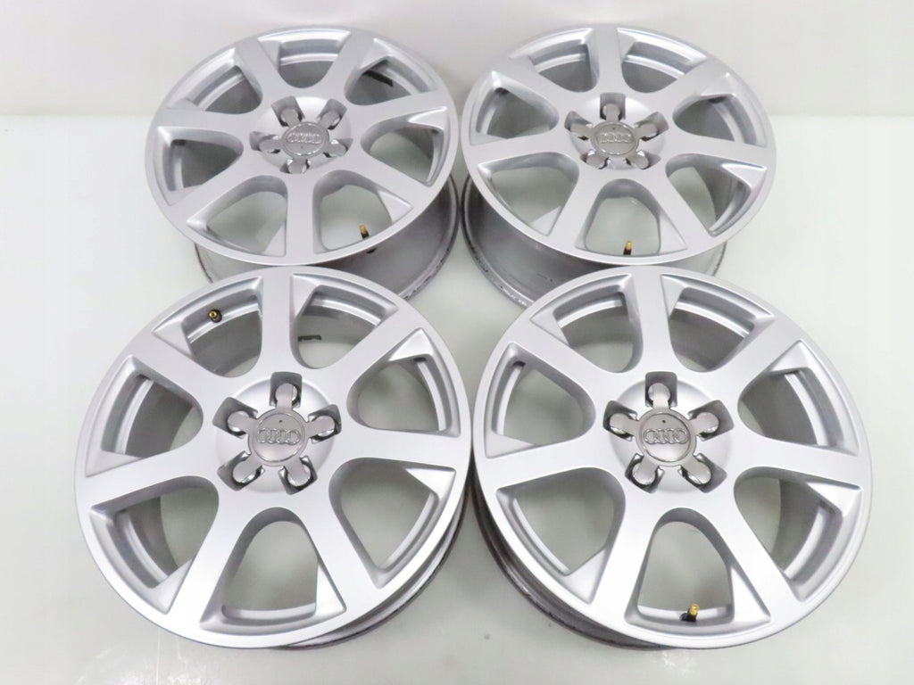 4x Alufelge 17 Zoll 7.0" 5x112 37ET Glanz Silber 8R0601025E Audi Q5 Q3 Rim Wheel FEL1875236057ej