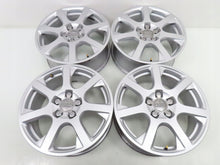 Laden Sie das Bild in den Galerie-Viewer, 4x Alufelge 17 Zoll 7.0" 5x112 37ET Glanz Silber 8R0601025E Audi Q5 Q3 Rim Wheel FEL1875236057ej