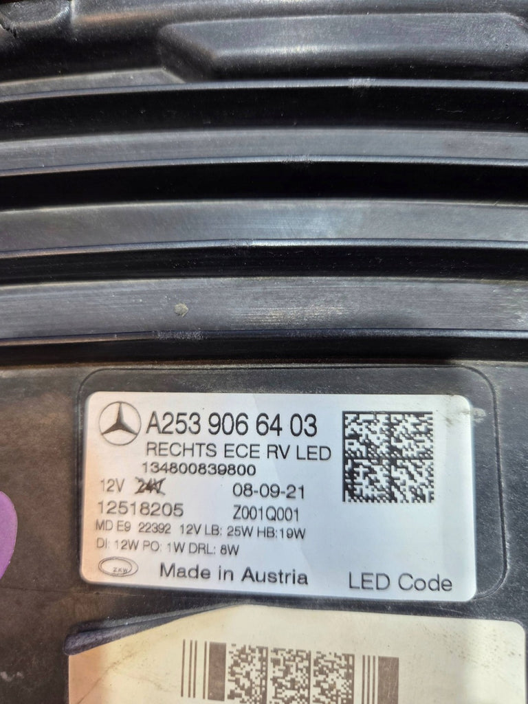 Frontscheinwerfer Mercedes-Benz Glc C253 X253 A2539066403 LED Rechts Headlight SCH5149615689lz