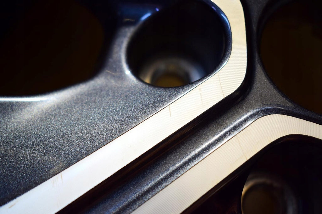 1x Alufelge 17 Zoll 6.5" 5x114.3 45ET Glanz Graphit 5SH3E Mg Pulsar Rim Wheel