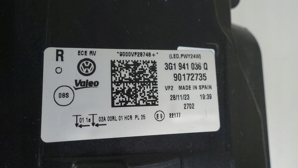 Frontscheinwerfer VW Passat B8 3G1941036Q LED Rechts Scheinwerfer Headlight