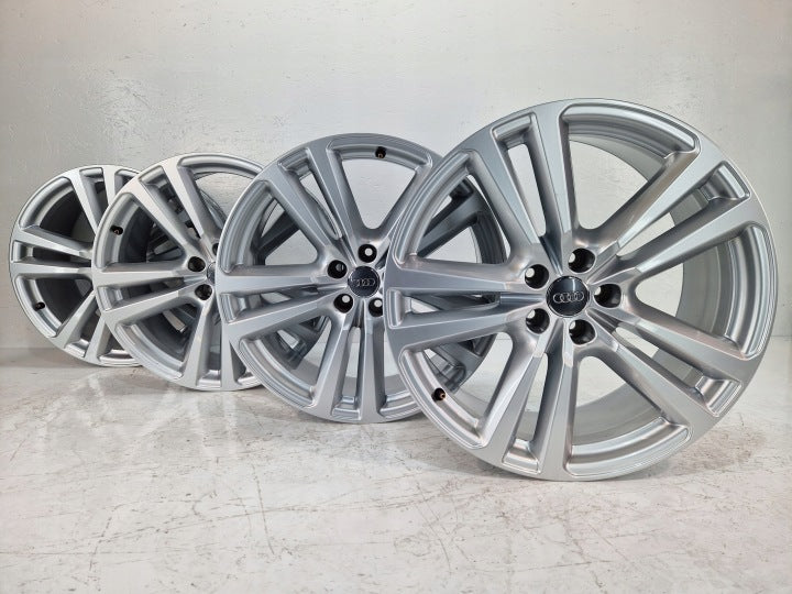 4x Alufelge 20 Zoll 8.0" 5x112 28ET Glanz Silber 4M0601025G Audi Rim Wheel FEL7084026538sg