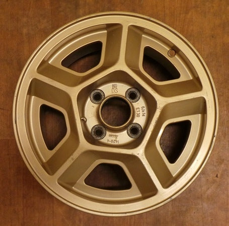 1x Alufelge 14 Zoll 6.0" 4x100 30ET Opel Manta Rim Wheel FEL6254995902jn