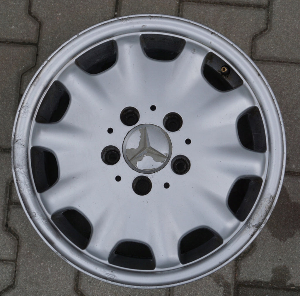 4x Alufelge 15 Zoll 7.0" 5x112 37ET Silber Mercedes-Benz Rim Wheel