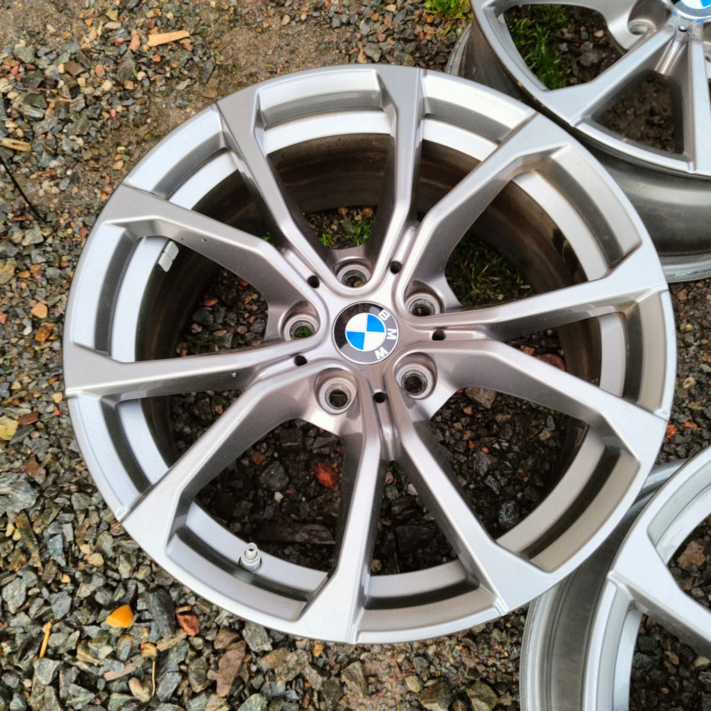 4x Alufelge 17 Zoll 7.5" 5x112 30ET Glanz Grau 6883518 BMW Rim Wheel FEL7470211147xp