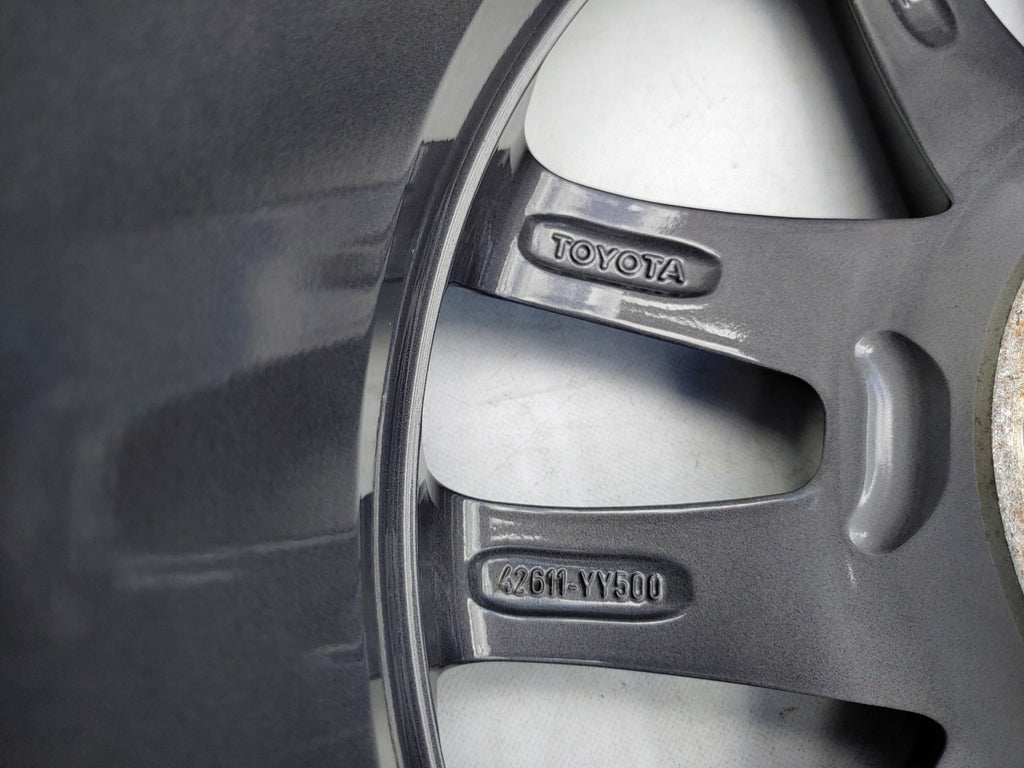 1x Alufelge 16 Zoll 6.5" 5x114.3 45ET Glanz Graphit 42611YY500 Mg Corolla FEL7382789926jh