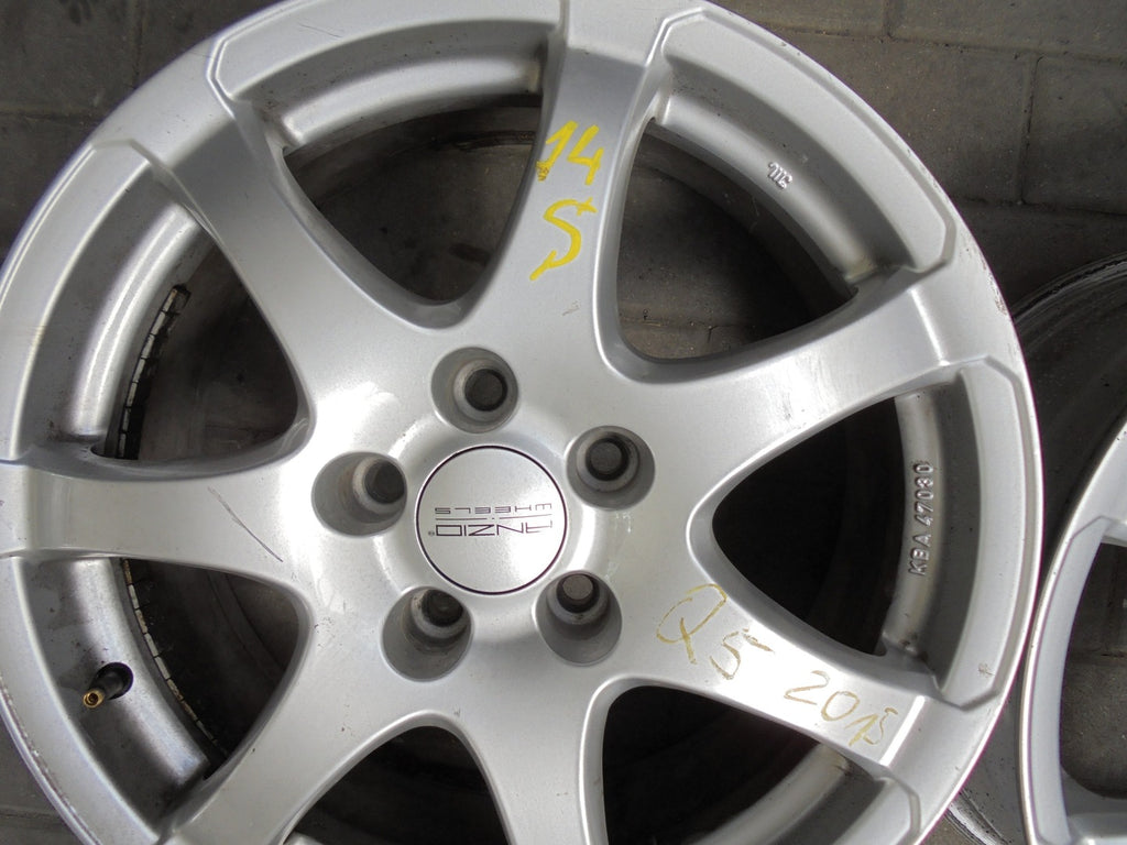 1x Alufelge 17 Zoll 7.5" 5x112 38ET Silber Audi Q5 Rim Wheel