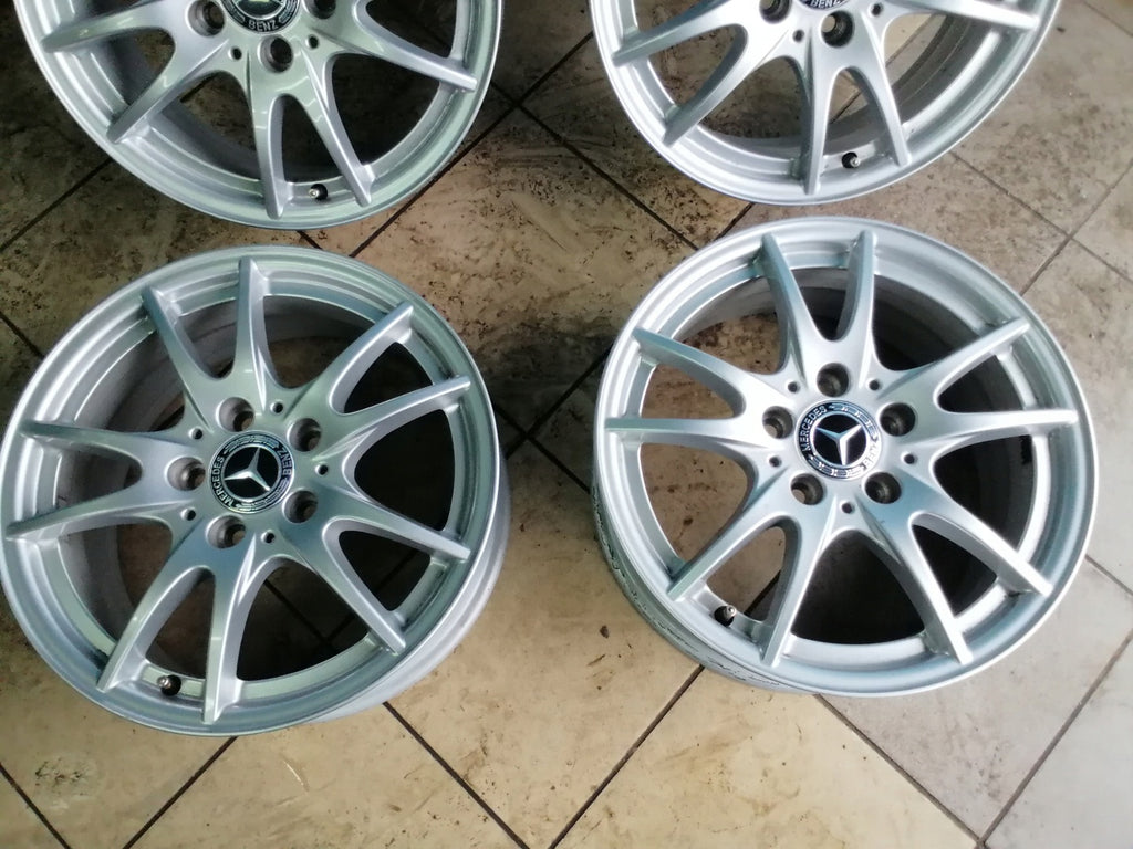 4x Alufelge 16 Zoll 6.5" 5x112 49ET A2464011302 Mercedes-Benz Rim Wheel FEL7214370228lo