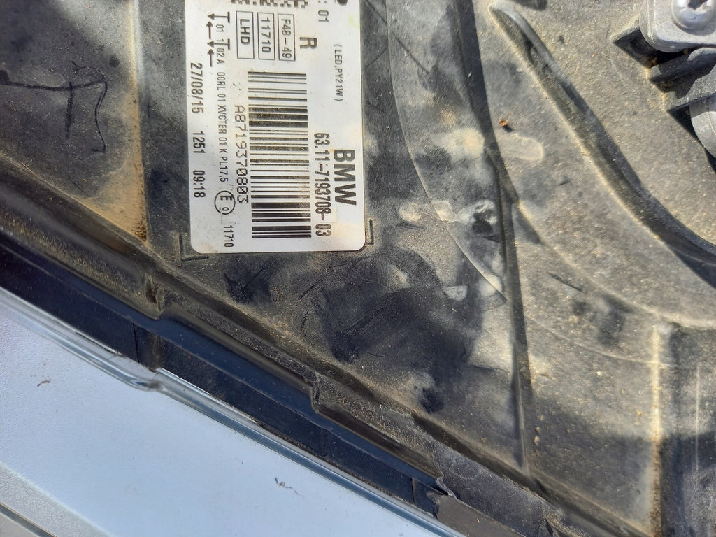 Frontscheinwerfer BMW X1 F48 7193708 Full LED Rechts Scheinwerfer Headlight SCH5087260732lw