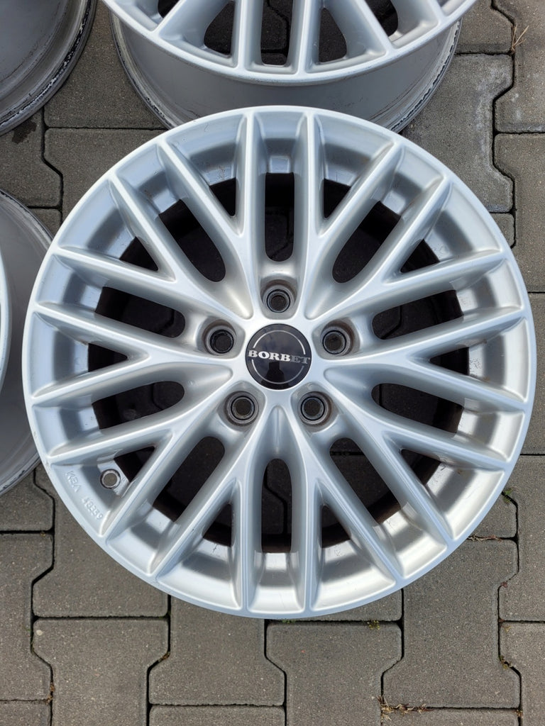 4x Alufelge 16 Zoll 7.0" 5x112 38ET Silber 8103702 Rim Wheel FEL7204241420oh